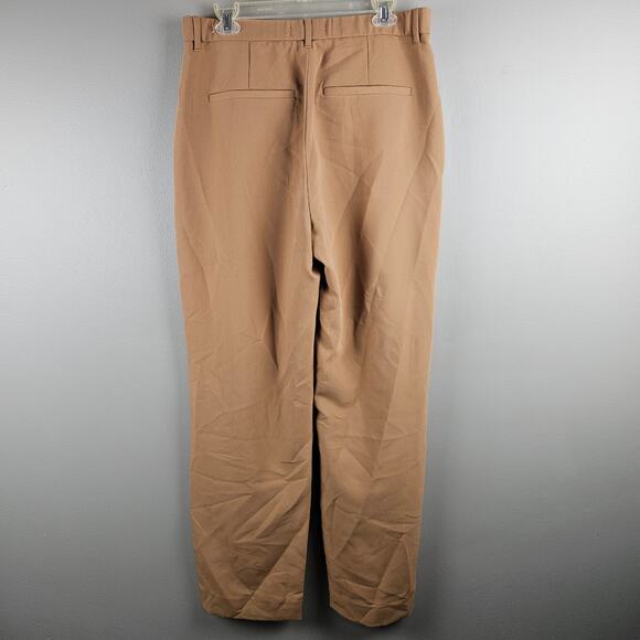 Abercrombie Tailored Relaxed Straight Leg Crossover Waist Pant Size 14 - Picture 2 of 9